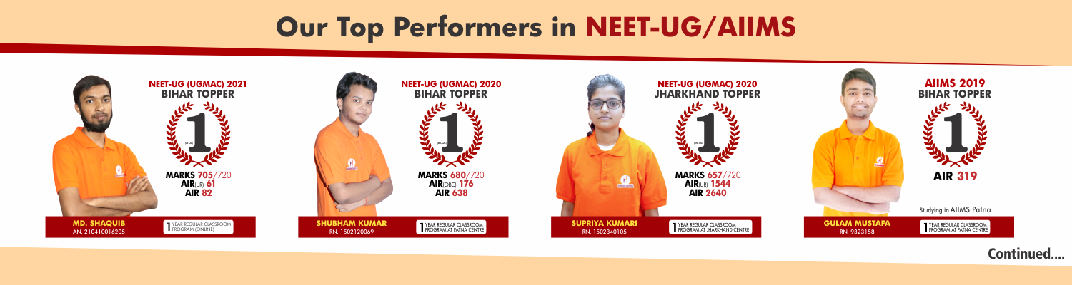 NEET Top performers 2024